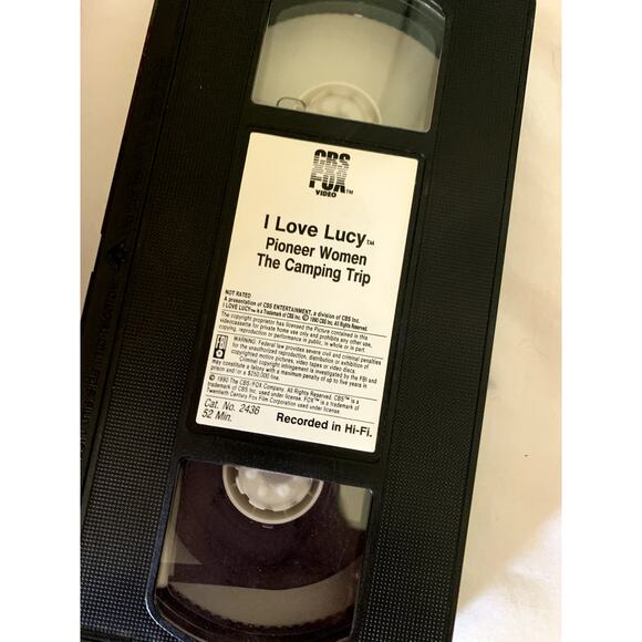 THE I love Lucy Collection VHS Pioneer Woman & Camping Trip ~Excellent - Picture 3 of 3